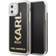 Karl Lagerfeld Logo Glitter Case for iPhone 11