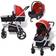 vidaXL 3-in-1 Pushchair (Duo)