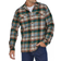 Patagonia Long Sleeved Organic Cotton Midweight Fjord Flannel Shirt - Northern Lights Plaid/Dark Borealis Green