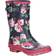 Cotswold Paxford Elasticated Mid Calf - Black/Flower