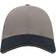 Atlantis Liberty Sandwich Heavy Brush 6 Panel Cap 2-pack - Grey/Navy