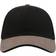 Atlantis Liberty Sandwich Heavy Brush 6 Panel Cap 2-pack - Black/Grey