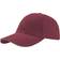 Atlantis Liberty Sandwich Heavy Brush 6 Panel Cap 2-pack - Burgundy