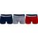 Tommy Hilfiger Logo Waistband Trunks 3-pack - Desert Sky/Sublunar/Primary Red