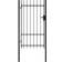 vidaXL Fence Gate Single Door with Spike Top 100x225cm