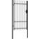 vidaXL Fence Gate Single Door with Spike Top 100x225cm