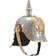 vidaXL German Prussian Helmet Antique Replica Larp Silver Steel