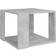 vidaXL Engineered Wood Concrete Grey Sofabord 40x40cm