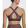 Under Armour Mid Crossback Sports Bra - Ash Plum/Black