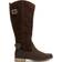 Barbour Elizabeth Knee-High Boots - Choco Leather/Suede