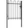 vidaXL Fence Gate Single Door with Arched Top 39.4x66.9"