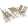 vidaXL 44686 Patio Dining Set, 1 Table incl. 4 Chairs