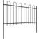 vidaXL Garden Fence with Hoop Top 1360x150cm