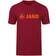 JAKO Promo T-shirt Unisex - Wine Red/Neon Orange