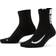 Nike Multiplier Running Ankle Socks 2-pack - Black/White