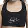 Nike Dri-FIT Swoosh Sports Bra Kids - Black/White