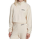 Adidas Women Retro Luxury 1/4 Zip Cropped Sweater - Wonder White