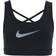 Nike Dri-Fit Swoosh Icon Clash Bra - Black/Dark Smoke Grey