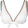 Calvin Klein Pride Triangle Bikini Top - White