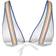 Calvin Klein Pride Triangle Bikini Top - White