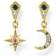 Thomas Sabo Royalty Star & Moon Earrings - Gold/Multicolour