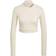 Adidas Women's Retro Luxury Cropped Long Sleeve T-shirt - Wonder White