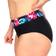 Trofé Black Half-Height Bikini Bottom - Black