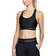 Under Armour Mid Sports Bra - Black/Metallic Silver