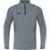 JAKO Challenge Zip Top - Stone Grey/Black