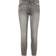 Noisy May Kimmy Cropped Normal Waist Skinny Fit Jeans - Light Grey Denim