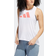 Adidas 3-Stripes Logo Tank Top Women - White/Semi Turbo