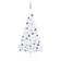 vidaXL Half LEDs & Ball Christmas Tree 59.1"