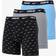 Nike Everyday Essentials Cotton Stretch Boxer 3-pack - Swoosh Print/Cool Grey/University Blue