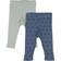 Pippi Leggings 2-pack - Blue Mirage (5877-741)