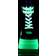 Demonia Shaker-52 W - Black Patent/UV Neon Green