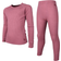 Lindberg Rib Merino Set - Rose