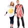 Amscan Bacon & Egg Breakfast Couple Costume Set