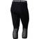 Nike Pro Mid-Rise Crop Plus Size Leggings Women - Black/White