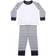 Larkwood Childrens Striped Pyjama - Navy Stripe