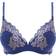 Wacoal Lace Perfection Plunge Push Up Bra - Sapphire