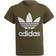 Adidas Kid's Adicolor Trefoil T-Shirt - Focus Olive/White (HC1984)