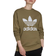 Adidas Women's Trefoil Crew Sweatshirt - Orbit Green