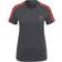 Adidas Women's Loungewear Essentials Slim 3-Stripes T-shirt - Dark Grey Heather/Semi Turbo