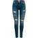 Only Blush Life with Ankle Skinny Fit Jeans - Blue/Special Blue Grey Denim