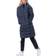 Hype Longline Women's Padded Coat - Navy