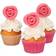 Funcakes Roses Pink Dekorationsmarzipan