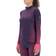 UYN Exceleration Long Sleeve Zip Up Shirt Women - Plum/Pink Yarrow