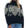 Dale of Norway Falun Heron Women’s Sweater - Black/Off White