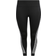 Adidas Optime TrainIcons 3-Stripes 7/8 Tights Women Plus Size - Black/White