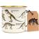 Gift Republic Enamel Cross Dinosaur Becher 50cl